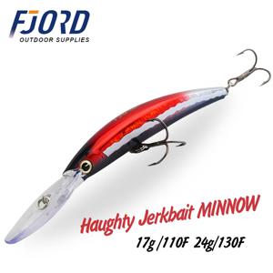 FJORD 플로팅 낚시 미끼 장거리 잉어 파이크 스윔베이트, 인공 미끼 바다 낚시 장비, 110mm, 17g, 130mm, 24g
