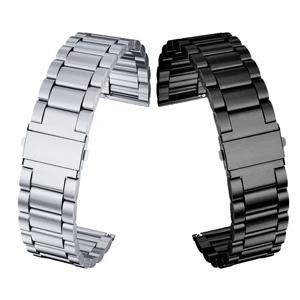 삼성 기어 S5, S4, S3, 프론티어, 클래식 시계용 스틸 시계줄, 화웨이 41mm, 42mm, 46mm 호환, 20mm, 22mm 시계 밴드