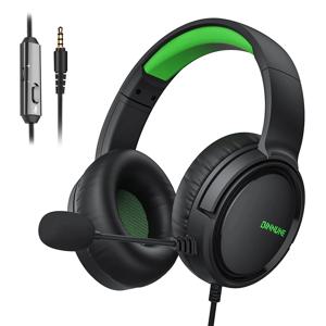 PS4 PS5 Xbox 시리즈 Xbox One PC 스위치 유선 게임용 헤드폰용 마이크가 있는 BINNUNE BG02 게임용 헤드셋