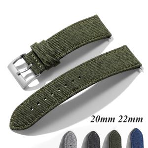 세이코 밴드 방수 패브릭 시계 밴드 퀵 릴리스 팔찌에 대한 항해 시계 스트랩 20mm 22mm 고품질 여성 남성 벨트