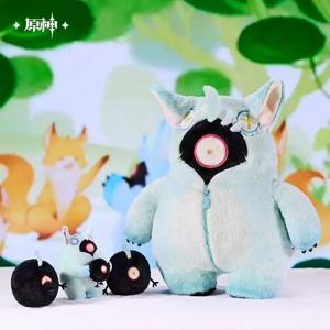 게임 Genshin Impact 공식 정품 제품 Il Dottore 몬스터 가방 키체인 컴퓨터 장식품 코스프레 액세서리 휴일 선물