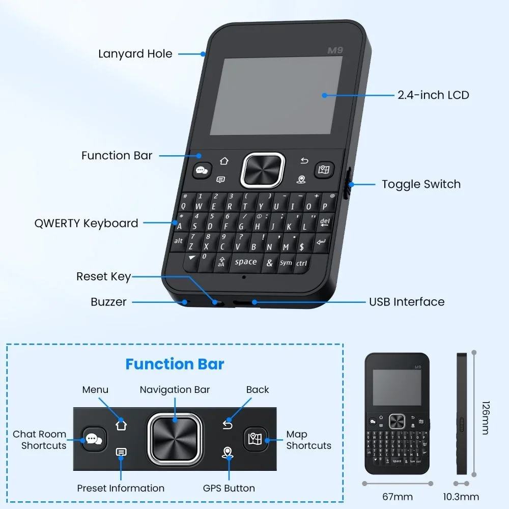 무료 배송 ThinkNode M9 Meshtastic 터미널 ESP32-S3 무선 통신 장치