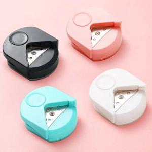 R4 카드 모서리 라운더 휴대용 종이 구멍 트리머 각도 보더 펀치 사진 스크랩북 사무실 DIY 공예 핸드툴