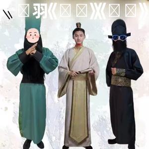 성인 무대 공연 의상 한푸 삼국지 연극 관우 장페이 리우베이 조거량 민족 무대 공연 의상