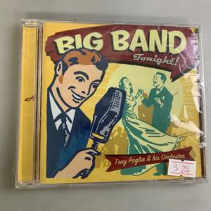 CD '빅 밴드 투나잇', 미국 빅 밴드 오케스트라, 토니 파글리아 앤 히스 오케스트라, 정통 레트로 스윙 연주, 재즈, 활기찬 분위기