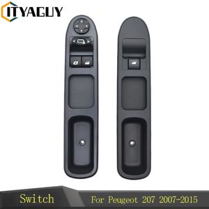 운전자 조수석 전동 창문 제어 스위치, 푸조 207 2007-2015 6554QC 6490HQ 용, 2 개