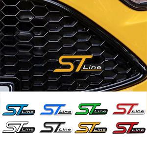 포드 포커스 FIESTA Kuga ESCAPE Mondeo EcoBoost 용 3D 금속 ST 라인 로고 뒷 트렁크 엠블럼 배지 스티커