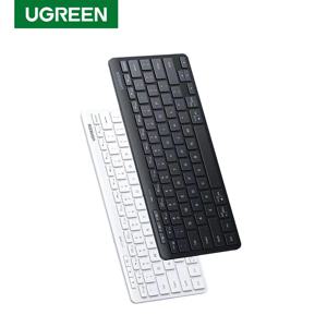 UGREEN K551 슬림 무선 블루투스 78키 키보드 3개 장치 자유 전환 블루투스 및 2.4G 윈도우 macOS iOS 호환