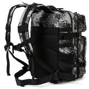 45L 전술 배낭 몰리 시스템 남성용 아웃도어 하이킹 배낭 물병 홀더 포함 EDC 체육관 사냥 가방 생존용