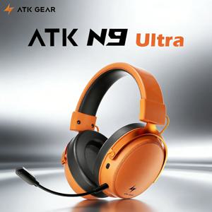 ATK N9 Pro/Ultra E-스포츠 헤드셋 (마이크 내장, 저지연, 4가지 모드, 무선 게이밍, 경량 헤드폰, 노이즈 감소, 2.4GHz)
