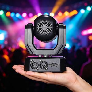 20W LED 무빙 헤드 스테이지 조명 RG 레이저 화이트 스트로브 RGB 링 DMX512 사운드 액티브 DJ 디스코 파티 조명 (리모컨 포함)