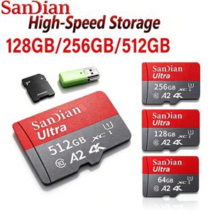 SD 카드 64GB 128GB 256GB 512GB 메모리 카드 마이크로 TF SD U3 V30 A2 고속 베스트셀러 닌텐도 스위치 게임 로딩 빠름