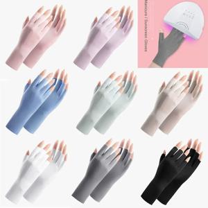 자외선 차단 장갑 네일 아트 장갑 네일 아트 젤 UV LED 램프 도구용 보호 장갑