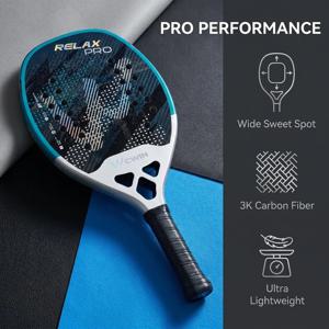 Cwin Relax Pro 비치 테니스 3K 풀 카본 파이버 루드 페이스 페미니노 라케테 비치 테니스 카본 프레임 프로페셔널 마스쿨리나 NEW
