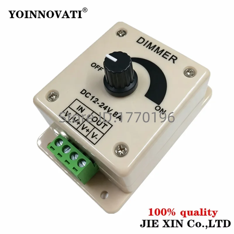 새로운 8A DC-DC 전압 조정기, LED 조광기 및 속도 컨트롤러가 포함된 12V 조정 가능한 전원 공급 장치