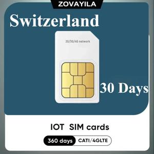 스위스, 30일, 30MB 데이터 전용 SIM, 계약 없음, GPS 추적기, 어린이용, 노인용, 분실 방지 시계, 알프스 산맥, 고원, 호수, 마을