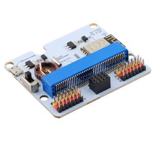IOT:bit 인터넷 와이파이 확장 보드 (micro:bit용). ESP8266 와이파이/부저/RTC 모듈 지원. Makecode, Micropython, JavaScript 호환.