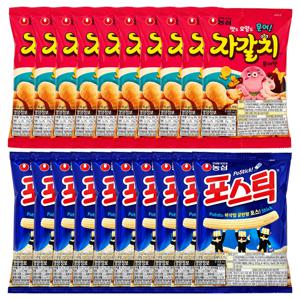 자갈치30g10개 포스틱30g10개 총20개 혼합세트