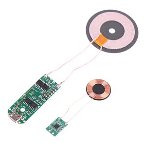 1X 범용 휴대용 15W Qi 고속 충전 무선 충전기 PCBA DIY 표준 액세서리 송신기 모듈 코일 회로 기판