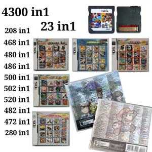4300 in 1 컴파일레이션 DS NDS 3DS 3DS NDSL 게임 카트리지 카드 비디오 게임 휴대용 플레이어 (R4 카드) 23in1/208in1/280in1/482/486