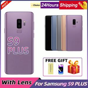 삼성 갤럭시 S9플러스/S9+용 후면 커버 배터리 백 커버 유리 패널 후면 도어 하우징 케이스 카메라 렌즈 교체