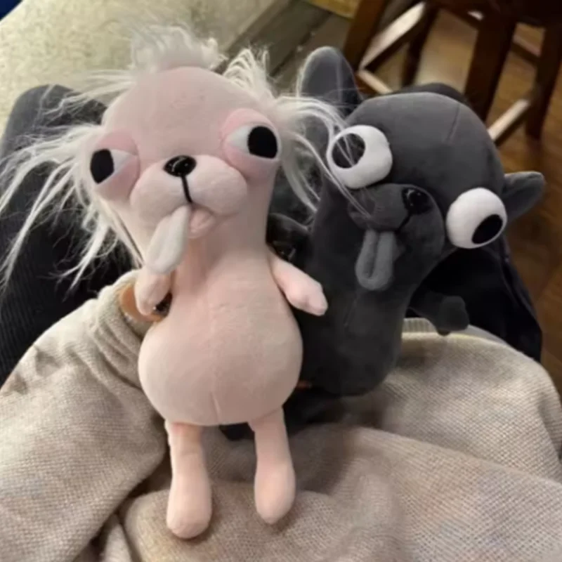 방 꾸미기용 봉제인형 치와와 열쇠고리 펜던트 강아지 애완동물 봉제 치와와 인형 사실적인 이상하고 귀여운 치와와