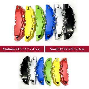 4개/2개 3D ABS 자동차 브레이크 캘리퍼 커버 스티커 브레이크 디스크 쉘 휠 일반 자동차 스타일링 액세서리 (14-18인치 휠용)