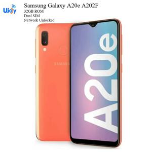 삼성 갤럭시 A20e A202F 5.8인치 HD+ 인피니티-V 디스플레이 32GB ROM 듀얼심 네트워크 언락 4G LTE 안드로이드 리퍼비시 스마트폰