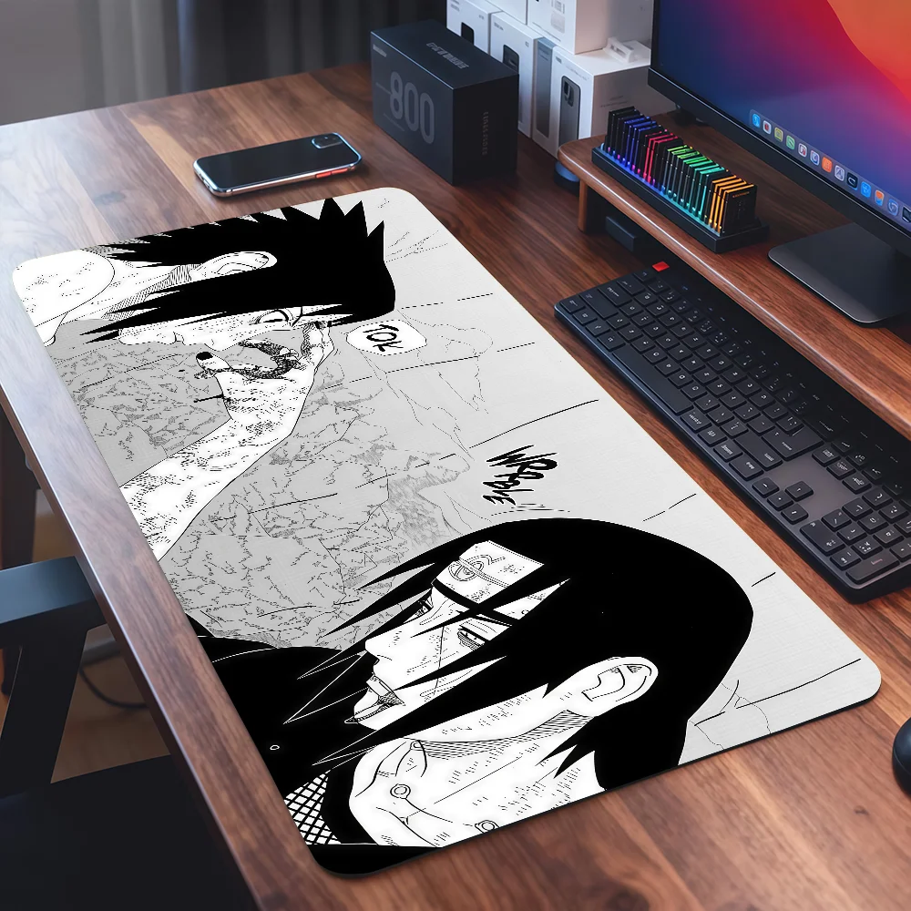 어드벤처 애니메이션 N-NARUTO 마우스 패드 사각형 사무실 게임용 책상 매트 방수 미끄럼 방지 고무 장식