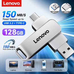 레노버 고속 USB 3.0 플래시 드라이브 512GB 다양한 용량의 금속 펜드라이브 메모리 스틱(휴대폰 컴퓨터 저장용 펜 드라이브)
