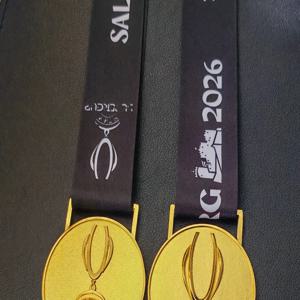 2026년 슈퍼컵 우승 메달 (잘츠부르크 슈퍼 챔피언스 메달) 금속 메달과 리본 축구 팬 기념품