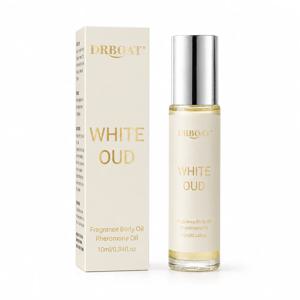 화이트 우드 페로몬 바디 오일 10ml, 무알코올 시트러스 소프트 우드 웜 머스크 남성용 데일리 데이트 향수 오일