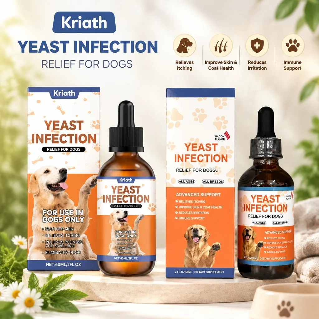 새롭게 업그레이드된 60ml 용량의 애완견용 점안액으로, 건강한 털과 피부를 유지하는 데 도움을 주는 순한 영양 보충제입니다. 허브 성분이 함유되어 있습니다. (애완동물 관리용)
