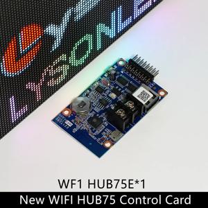 HD-WF1 1PCS HUB75 포트 작은 Wifi 무선 LED 제어 카드 P4 P5 P6 P8 P10 풀 컬러 모듈 용 비디오 디스플레이 없음