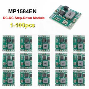 1-100PCS MP1584EN 3A 미니 스텝다운 벅 컨버터 DC-DC 24V ~ 12V 9V 5V 3V 조정 가능한 스텝다운 모듈 LM2596 교체