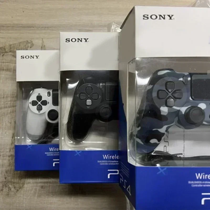 소니 조이스틱 PS4 무선 게임 컨트롤러, 소니 컨트롤러용 블루투스 진동 게임패드, PS4 콘솔용