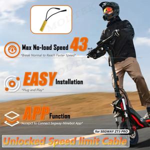 ZT3 PRO 43 KM/H 모듈 튜닝 칩 V3.0 최대 속도 잠재력 3가지 주행 모드 알람 없는 나인봇 세그웨이 ZT3 스쿠터용
