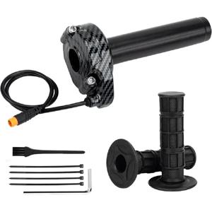 Macfox용 Ebike 풀 트위스트 스로틀 12V-72V, Happyrun Freego Heybike용 3핀 Surron 스타일 스로틀 그립 키트