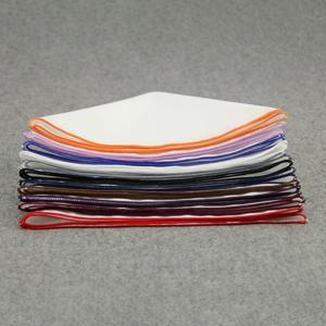 남성용 면 손수건, 흰색 포켓 스퀘어, 클래식 빈티지 스타일, 단색, 비즈니스 정장용, 결혼식 신랑 선물