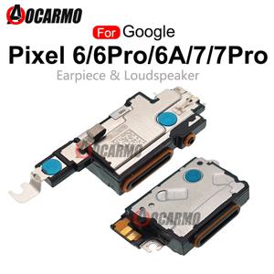 Google Pixel 6 6A 6Pro 7A 7 Pro 하단 라우드 스피커 버저 링 수리 부품 용 상단 이어폰 이어 스피커