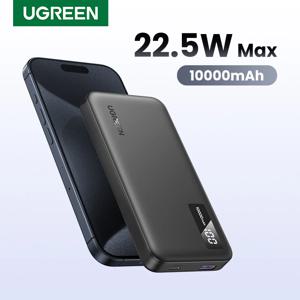 UGREEN 22.5W 파워 뱅크 고속 충전 10000mAh 20000mAh 샤오미 폰용 휴대용 보조 배터리 PD20W
