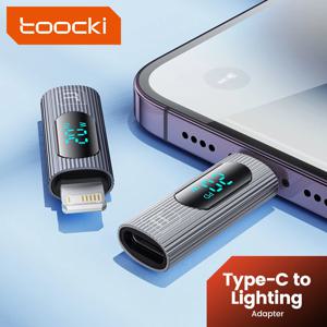 투키 USB 2.0 디스플레이 OTG 어댑터, PD 20W 고속 충전 지원, 아이폰용, 남성형 커넥터에서 여성형 Type-C 커넥터로 변환, 아이폰 15, 14, 13, 12에 호환.