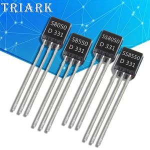 50-100 개/몫 S8050 S8550 S9014 S9015 SS8050 SS8550 TO-92 2.5V 1.5A 500mA NPN 스위치 트랜지스터 새로운 원본