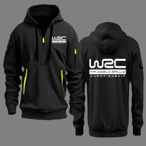 월드 랠리 챔피언십 WRC 세미 집업 후드 스웨트셔츠 남성 후드티 후드 스웨트셔츠 남성 스포츠웨어 캐주얼 재킷 코트