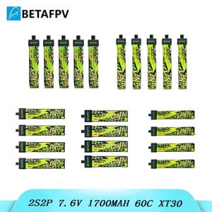 BETAFPV LAVA II 1S FPV 드론 배터리(280/320/480/580/680mAh), BT2.0 커넥터 포함, Air65 6포트 1S 배터리 충전기에 적합