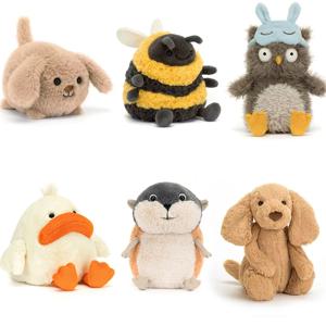 카와이 아루반 갈매기 펭귄 부드러운 봉제 인형 방 장식 인형 귀여운 고양이 강아지 이상적인 애완용품 여자친구를 위한 깜짝 선물
