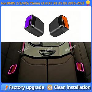 15색 LED 안전벨트 버클 램프 실내 무드등 BMW 2 3 4 5 6GT 7 시리즈 G30 G32 G12 G20 G22 G42 G60 G70용