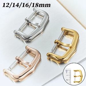 까르띠에 시계 교체용 버클 골드 실버 로즈용 HOT 12mm 14mm 16mm 18mm 316L 스테인리스 스틸 시계 버클