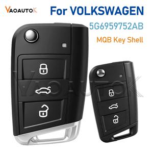골프 5, 7, MK7, 투란, 폴로, 티구안, MQB, GTI MK7, 스코다 옥타비아, 세아트용 HU66, HU162T 리모컨 키 케이스, 5G6959752AB 커버
