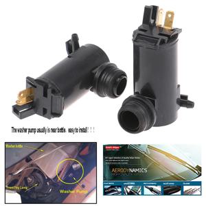 1/2PC 12v 24v 범용 자동차 유리 와이퍼 앞유리 와이퍼 워셔 펌프 워터 제트 모터